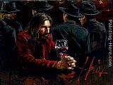 Fabian Perez Man at the Bar III painting